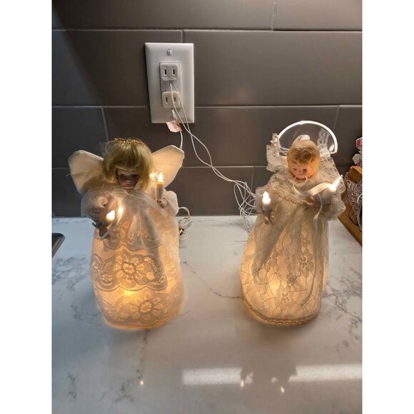 Vintage angels two lights work great - Picture 2 of 7